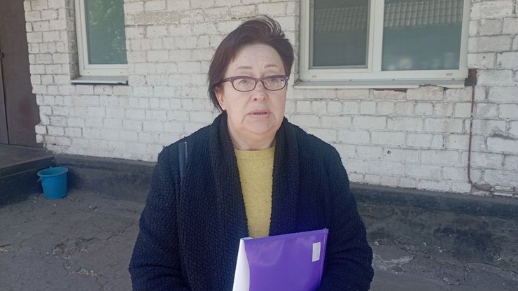 Мати померлого в ТЦК Кривого Рогу Тетяна Зайцева