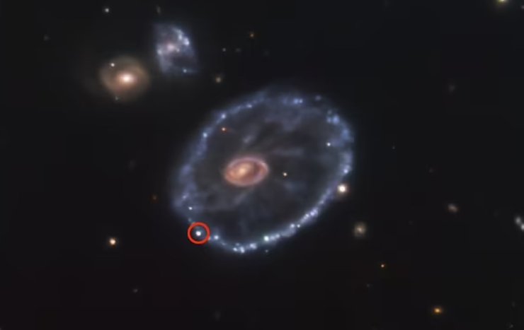 Галактика Колесо Візки вибух надновий