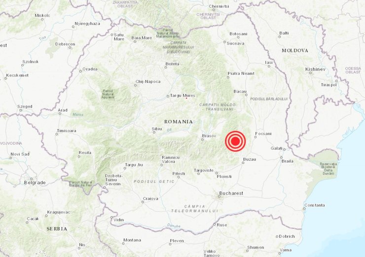 Землетрясение, Румыния, Украина, Одесская область