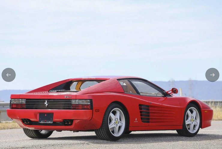 новый Ferrari 512 TR