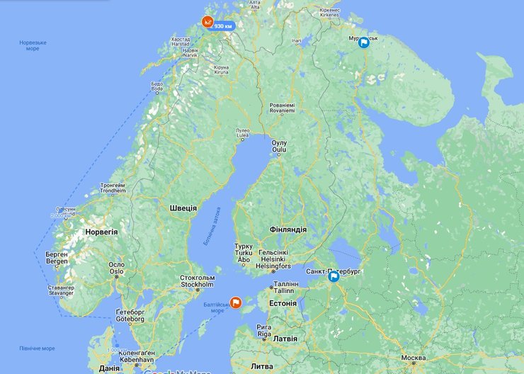 Инцидент в Балтике, судно, Silver Dania, арест судна