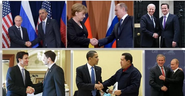 рукопожатия мировые лидеры