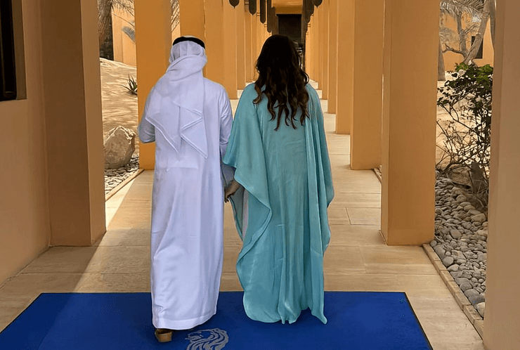 Блогерша Сауди с мужем из Дубая