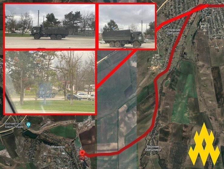 Росіяни переміщують військові склади з Криму