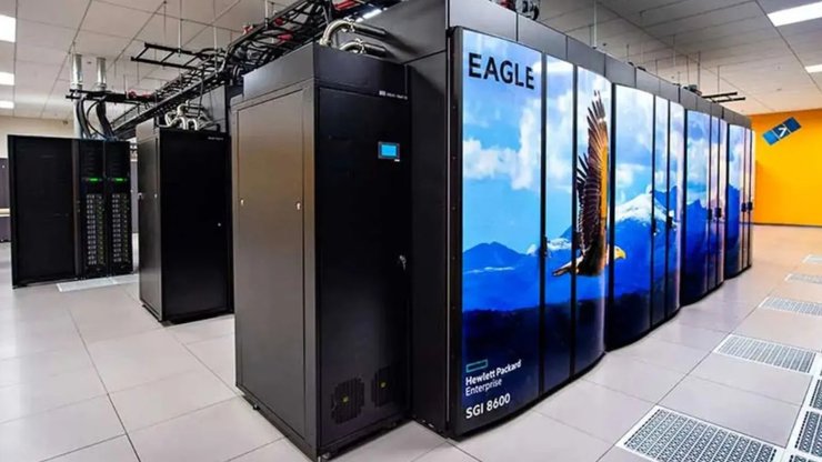 Суперкомпьютер Eagle cамые мощные суперкомпьютеры 2025