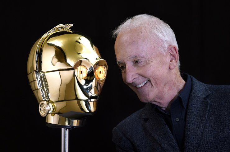 голова C-3PO, аукцион, Звездные войны, Энтони Дэниэлс