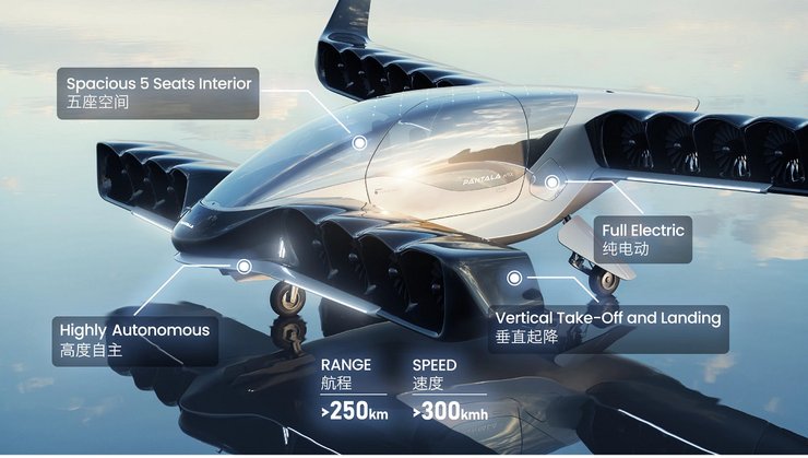 аэротакси, электросамолет, Pantuo Aviation