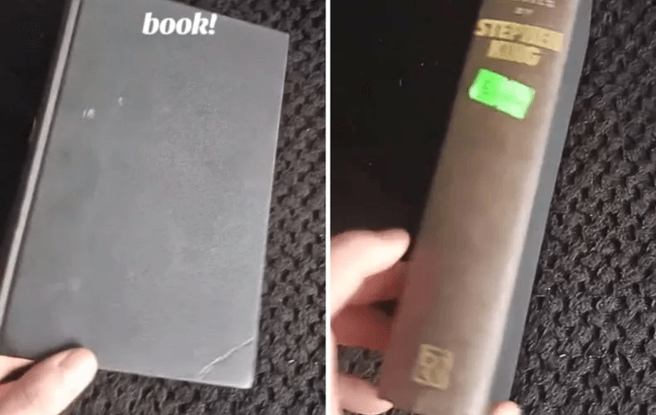 Розпродаж, комісійний магазин, рідкісна річ, рідкісна книга, цінна річ, незвичайна знахідка, книга Стівена Кінга, успішна покупка