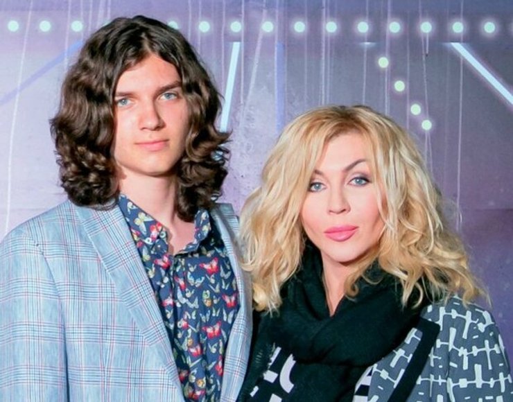 Ирина Билык с сыном Глебом