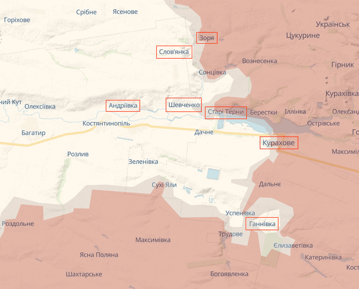Курахово, Кураховское направление, Успеновка, окружение, оперативное окружение, окружение Курахово, окружение Успеновка