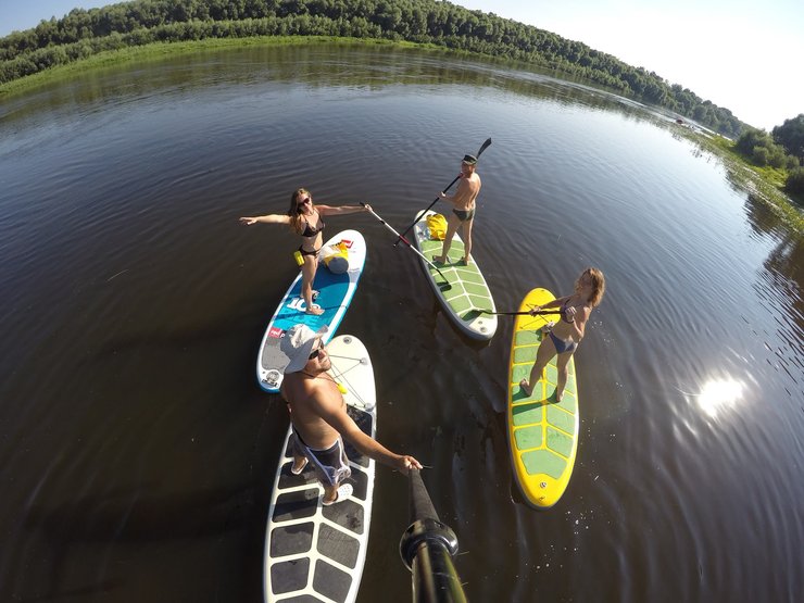 SUP-серфінг, сплав по Десні, маршрут вихідного дня
