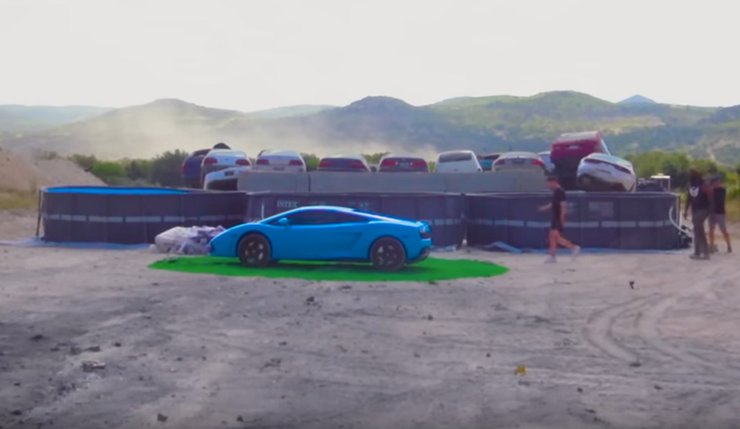 ламборгини галлардо, Lamborghini Gallardo, суперкар Lamborghini, разбитый суперкар