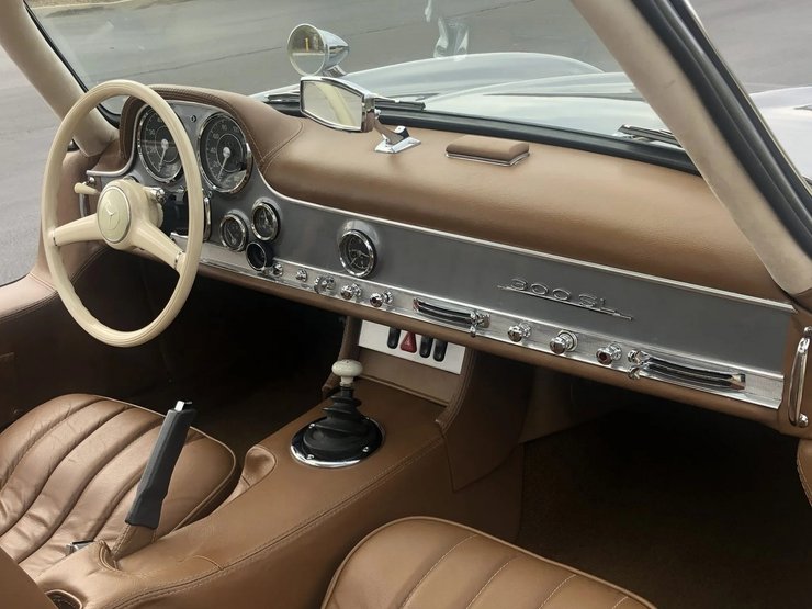 салон Mercedes 300 SL, Mercedes 300 SL Gullwing, копия Mercedes 300 SL, спорткар Mercedes, Mercedes 300 SL 1954, Mercedes 300 SL 1954