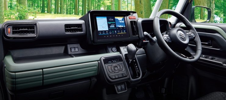 салон сузуки, Suzuki Spacia Gear, Suzuki Spacia, минивэн Suzuki, кроссовер Suzuki, кроссовер Suzuki