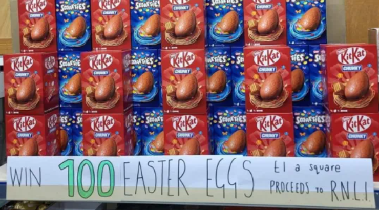 Яйця на Великдень, солодощі, курйози, помилка, доставка товару, магазин, прикол, Шотландія