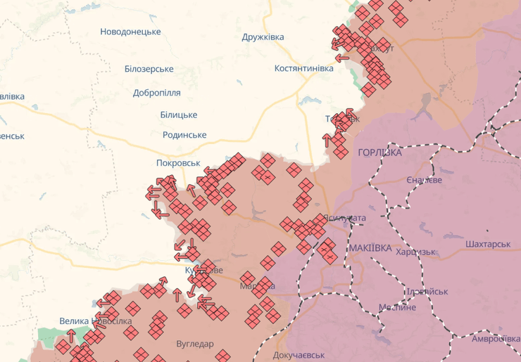 DeepState , карта боевых действий, DeepState,  карта боевых действий в Украине