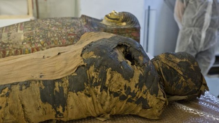 мумія, вагітність, бинти, фото