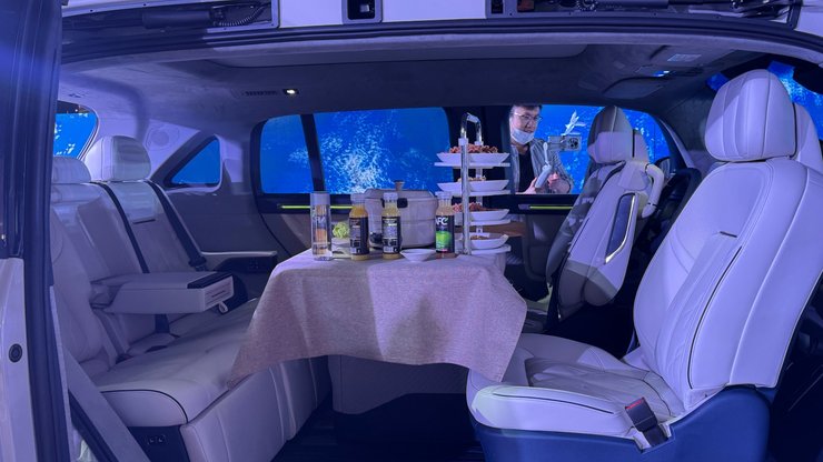салон Zeekr Mix, новый Zeekr Mix, электромобиль Zeekr, минивэн Zeekr, минивэн Zeekr