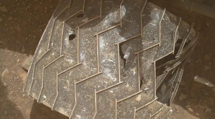 марсоход Curiosity колесо