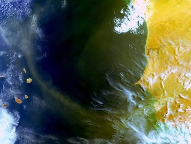 пыль, перемещение пыли, Сахара