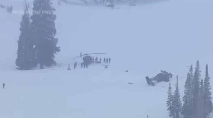 В одного з гелікоптерів відвалився гвинт