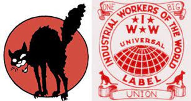 Чорна кішка — символ анархістів