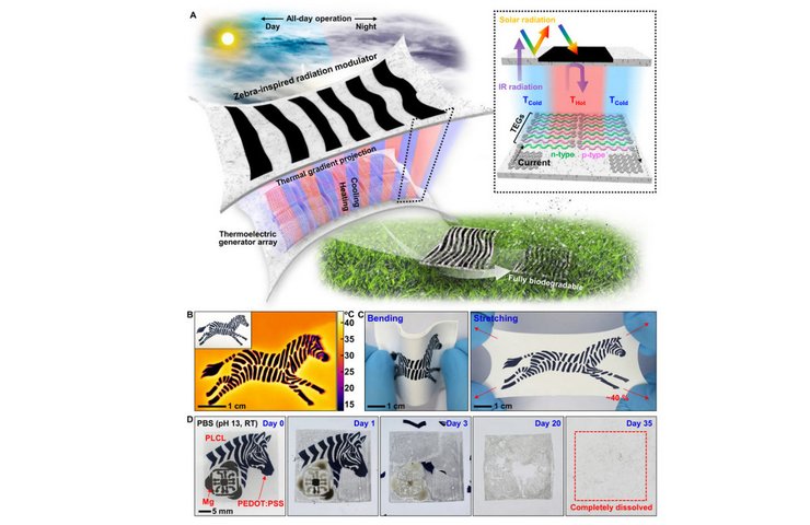 разработка ученых, схема, терморегуляция, термоэлектрический эффект