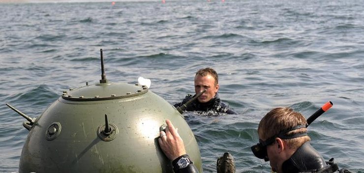 Міни, Чорне море