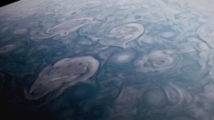 Юпитер, циклоны, атмосфера