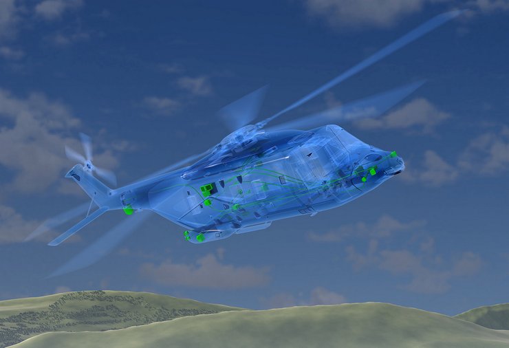 вертолет, защита от ракет, Hensoldt, AMPS