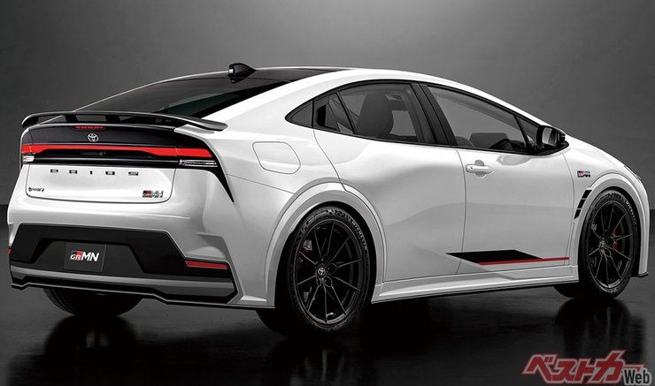 Toyota Prius GRMN, Toyota Prius 2023, Toyota Prius, новая Toyota Prius, гибрид Toyota Prius, тюнинг Toyota Prius