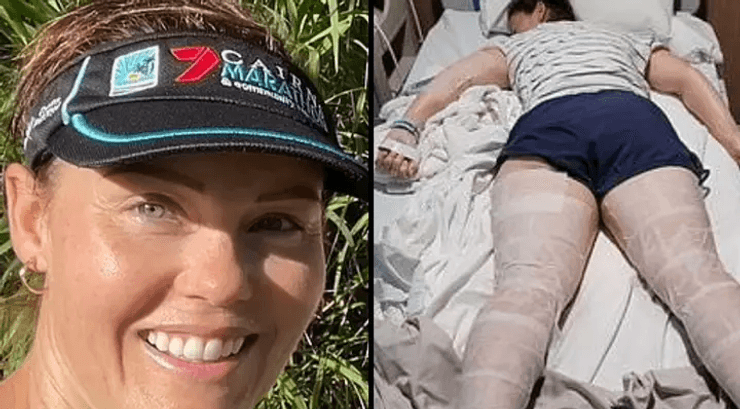 Жінка, дівчина, лікарня, ліжко