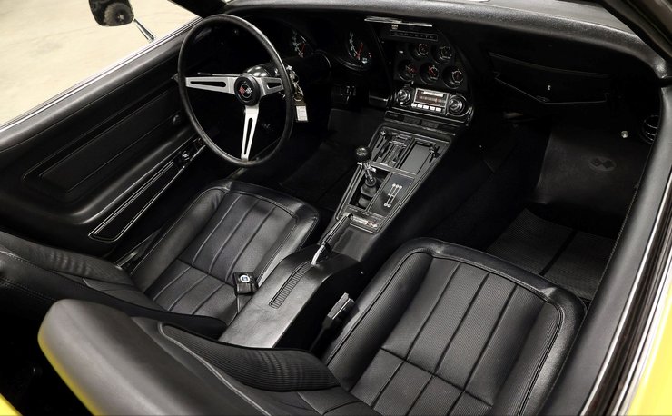 салон Chevrolet Corvette C3, Chevrolet Corvette L89, Chevrolet Corvette, Chevrolet Corvette 1969, Chevrolet Corvette C3