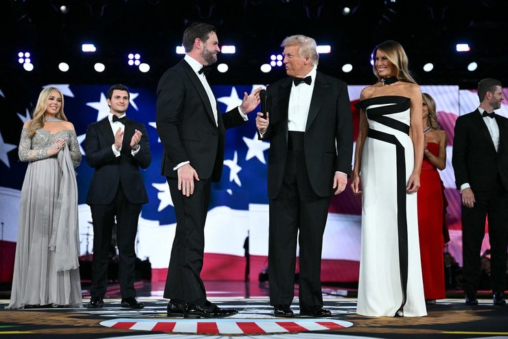 Мелания Трамп, Дональд Трамп, инаугурация