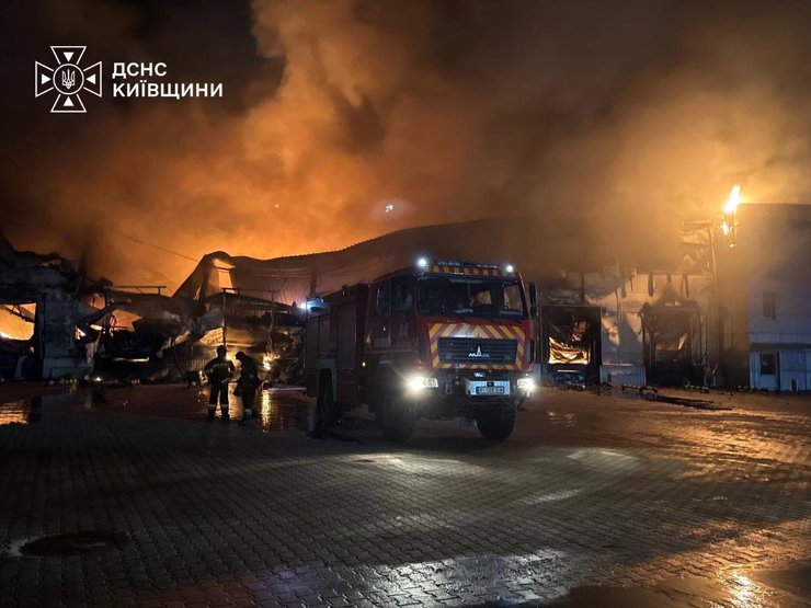 В месте попадания