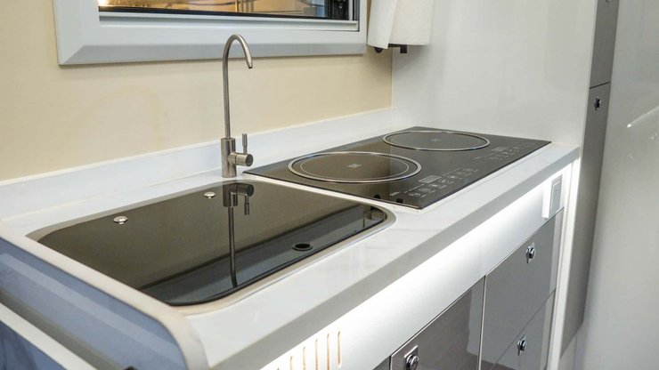 дом на колесах салон, Hunter RMV Sherpa XLE, Sherpa XLE, дом на колесах, автодом Sherpa XLE, автодом Sherpa XLE