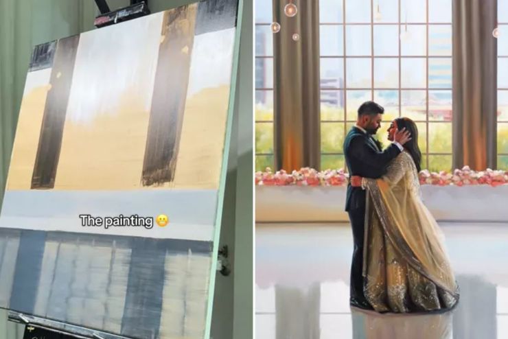Невеста заказала свадебный портрет у художницы, но результат изначально оказался не таким, как она надеялась