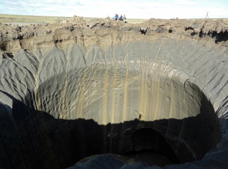 воронка, сибирь, врата в ад