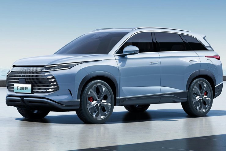 BYD Frigate 07, BYD Frigate, новый BYD Frigate, кроссовер BYD, гибрид BYD