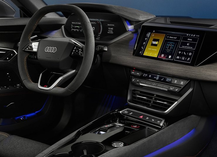 салон Audi e-tron GT, Audi e-tron GT, новый Audi e-tron GT, Audi e-tron, Audi e-tron, электромобиль Audi