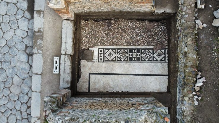 мозаика, помпеи, везувий, находка, раскопки, раскопки помпеи, находка помпеи, исследование помпеи, извержение везувий, извержение вулкана