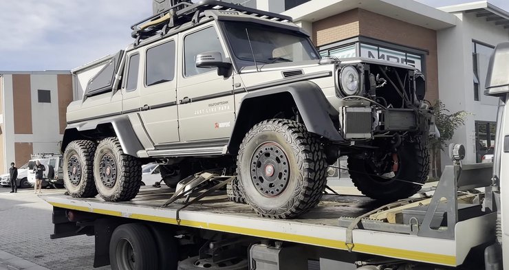 шестиколесный Гелендваген, Mercedes G63 AMG 6X6, Mercedes G63 AMG