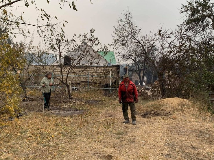 пожары на луганщине