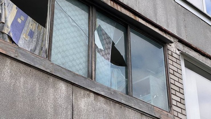 Последствия атаки российских беспилотников в Днепре 5 сентября