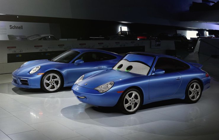 Porsche 911 Sally Special, Porsche 911 Sally, Порше 911 Салли, авто из мультфильма "Тачки", новый Porsche 911