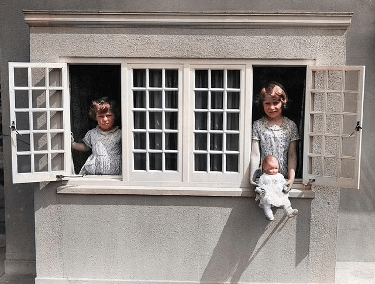 прицессы Елизавета и Маргарет