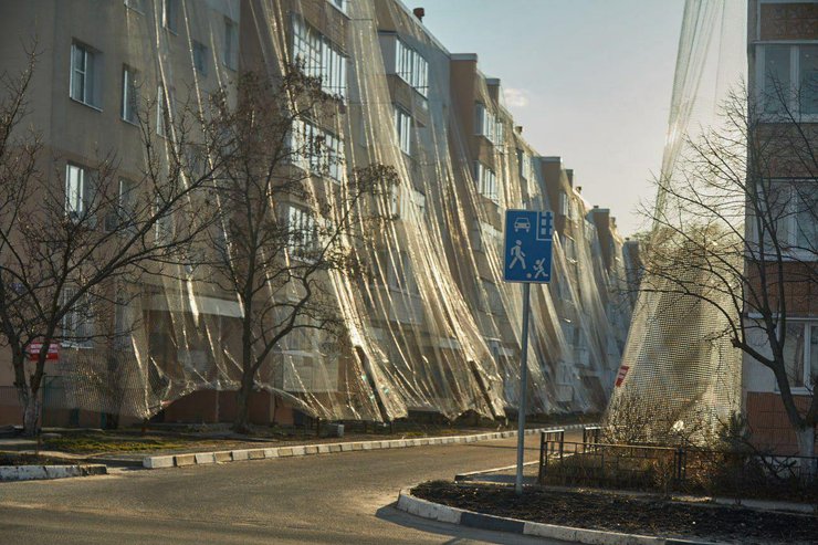 Война РФ, Шебекино, Белгородская область, дом, сетки, дроны