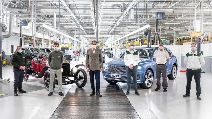Bentley, Bentley Bentayga, Bentley 200 тисяч автомобілів