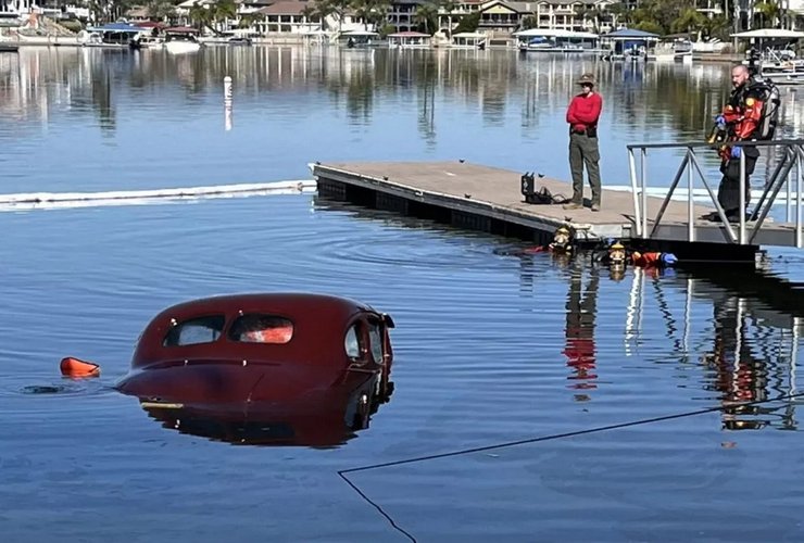 packard 1939, авто потопельник