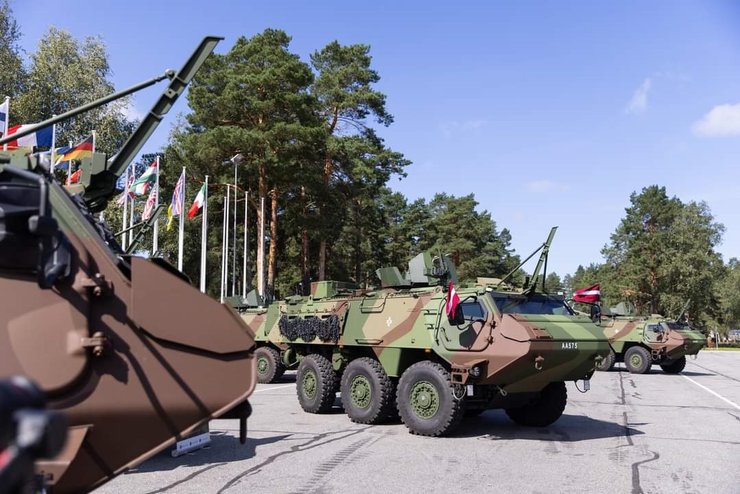 БТР Patria 6х6, Латвия